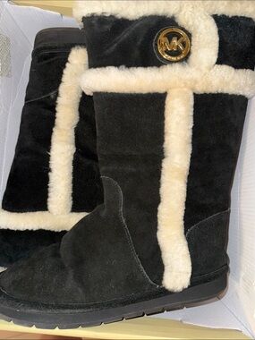 Michael Kors Winter Boots suede 8 black